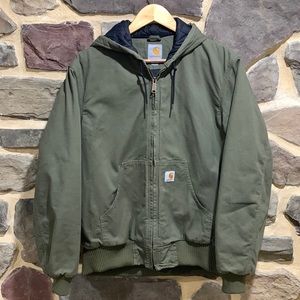 NEW CARHARTT DUCK INSULATED ACTIVE JACKET  - MENS SIZE S
